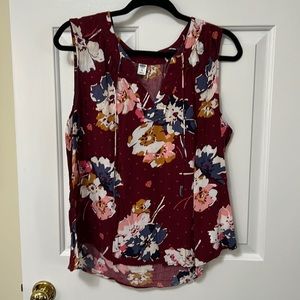 Old Navy floral tank top/blouse